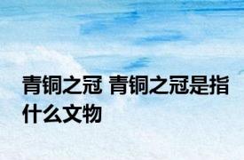 青铜之冠 青铜之冠是指什么文物