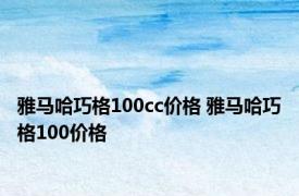 雅马哈巧格100cc价格 雅马哈巧格100价格 