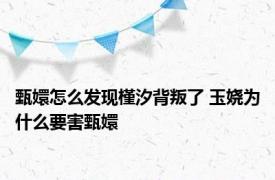 甄嬛怎么发现槿汐背叛了 玉娆为什么要害甄嬛