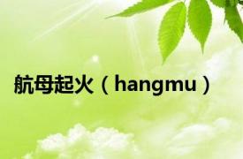 航母起火（hangmu）