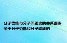 分子势能与分子间距离的关系图象 关于分子势能和分子动能的