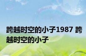 跨越时空的小子1987 跨越时空的小子 