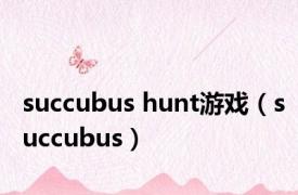 succubus hunt游戏（succubus）