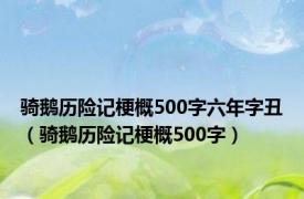 骑鹅历险记梗概500字六年字丑（骑鹅历险记梗概500字）