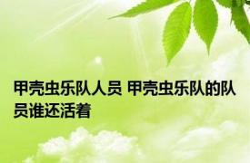 甲壳虫乐队人员 甲壳虫乐队的队员谁还活着