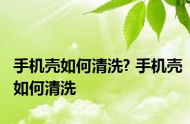 手机壳如何清洗? 手机壳如何清洗