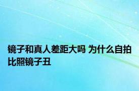 镜子和真人差距大吗 为什么自拍比照镜子丑