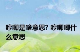 哼唧是啥意思? 哼唧唧什么意思