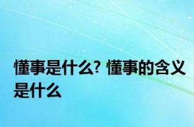 懂事是什么? 懂事的含义是什么