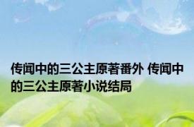 传闻中的三公主原著番外 传闻中的三公主原著小说结局