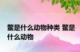 鳖是什么动物种类 鳖是什么动物