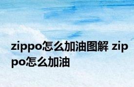 zippo怎么加油图解 zippo怎么加油 