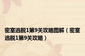 密室逃脱1第9关攻略图解（密室逃脱1第9关攻略）