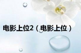 电影上位2（电影上位）