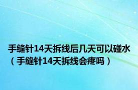 手缝针14天拆线后几天可以碰水（手缝针14天拆线会疼吗）