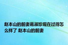 赵本山的前妻葛淑珍现在过得怎么样了 赵本山的前妻 